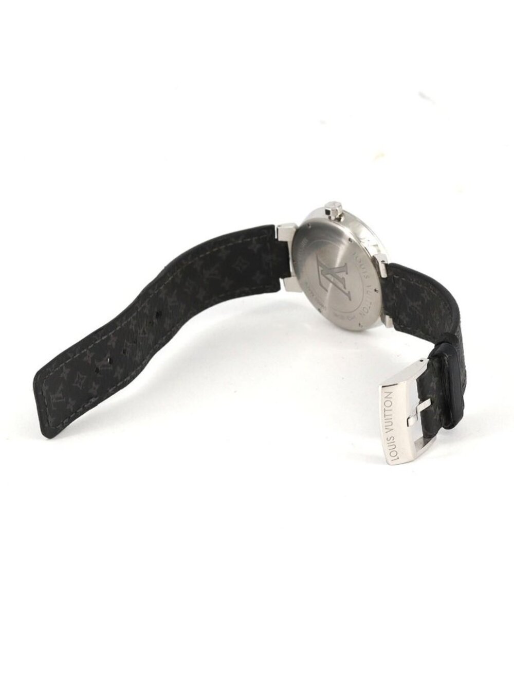 Louis Vuitton Tambour Slim Monogram SS Quartz Watch - Picture 8 of 10